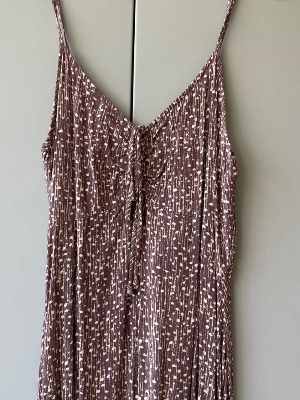 Sozy Sandrine Cocoa Combo Midi Dress m